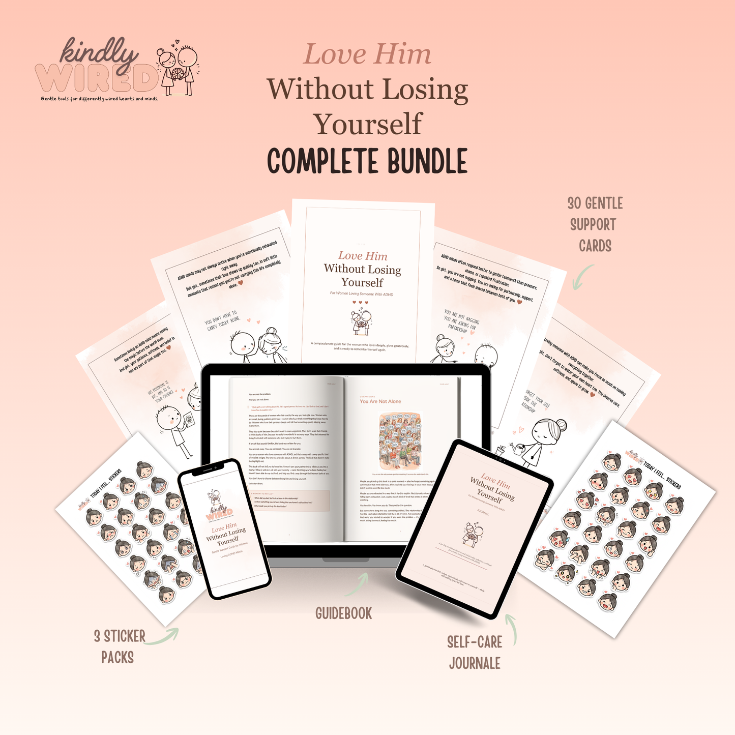 Love Him Without Losing Yourself — The Complete Gentle Digital Bundle
